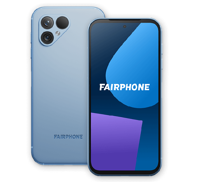 Przód i tył smartfona Fairphone 5